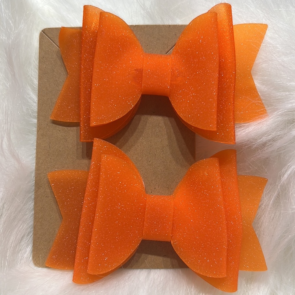 WATERPROOF JELLY HAIR BOW SET
